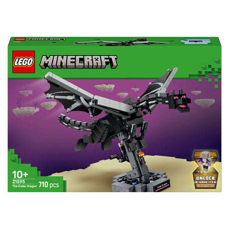 Lego Minecraft Smok Kresu zabawki smoków dla dzieci i dekoracja pokoju dziecięcego 21595