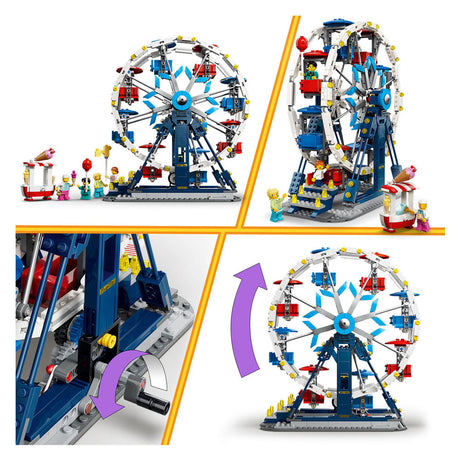 Lego Creator 3w1 Klasyczny diabelski młyn, przejażdżka UFO i wir dla dzieci 31389