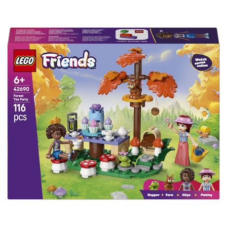 Lego Friends Przyjęcie podwieczorkowe w lesie Zabawki dla dzieci i dekoracja pokoju dziecięcego 42690