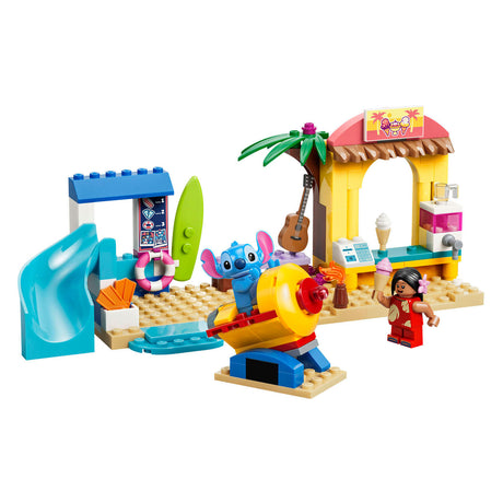 Lego ǀ Zabawa na plaży Disneya z Lilo i Stichem do zbudowania dla dzieci i dekoracjami 43280