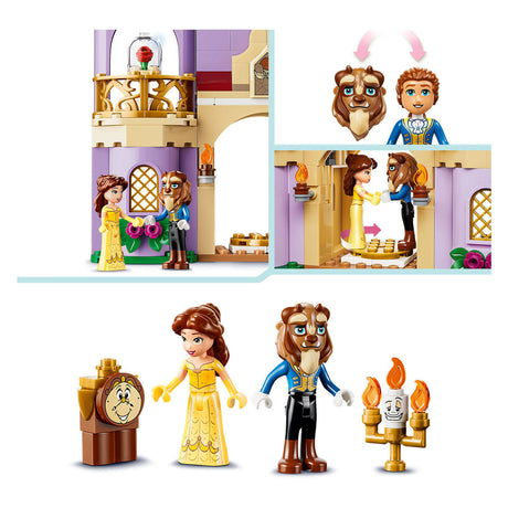 Lego ǀ Księżniczka Disneya Zaczarowany zamek pięknej i bestii zestaw do budowania dla dzieci 43289
