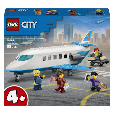 Lego City Samolot pasażerski – samolot dla dzieci w wieku od 4 lat 60492