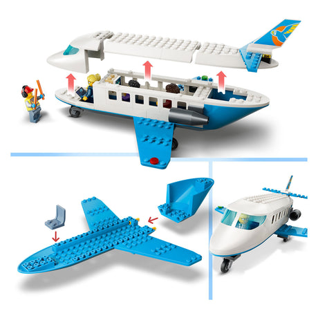 Lego City Samolot pasażerski – samolot dla dzieci w wieku od 4 lat 60492