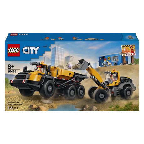 Zestaw LEGO City Wywrotka i ładowacz czołowy dla dzieci 60494