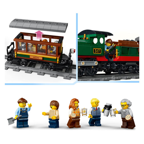 Zabawka Lego City zabytkowy pociąg parowy dla dzieci w wieku od 7 lat - 60511