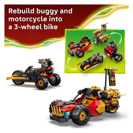 Lego Ninjago 71864 Pojazdy Kaia i Cole'a
