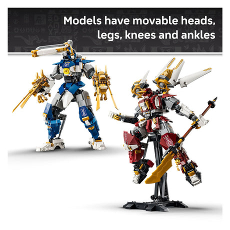 Zestaw Lego Ninjago — zestaw do budowania dwóch potężnych mechów dla dzieci z figurkami 71870