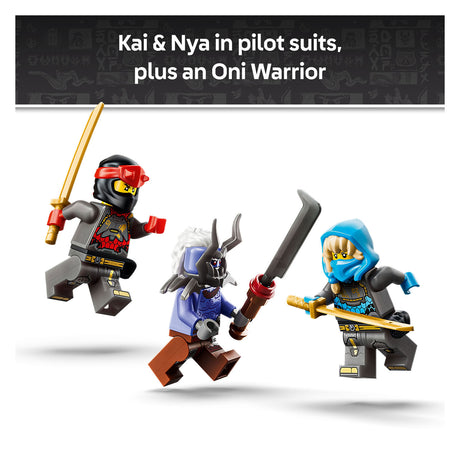 Zestaw Lego Ninjago — zestaw do budowania dwóch potężnych mechów dla dzieci z figurkami 71870