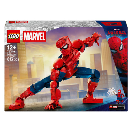 Zestaw Lego ǀ Marvel Spider-Man do budowania figurki bohatera dla dzieci z figurką 76346