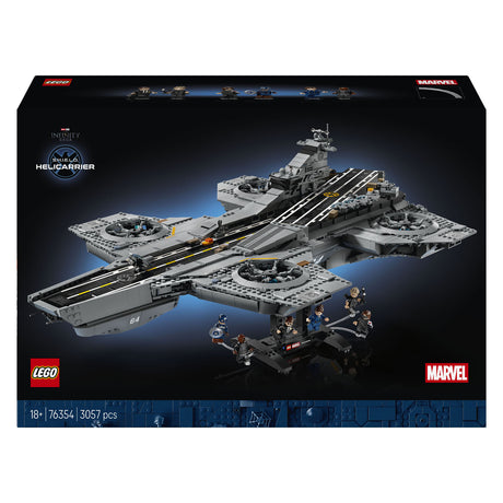 Lego ǀ Marvel S.h.i.e.l.d. Zestaw do budowania superbohatera Helicarrier dla dorosłych 76354