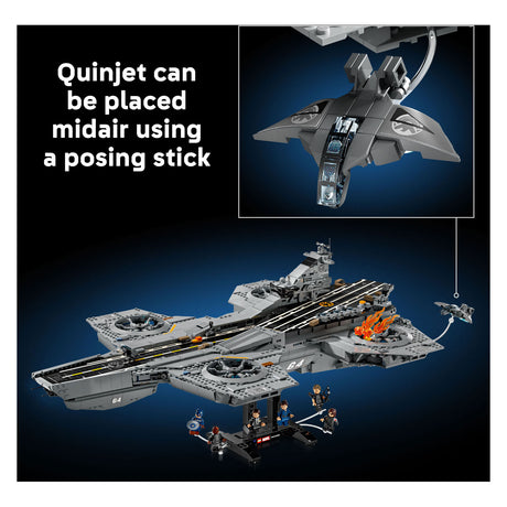 Lego ǀ Marvel S.h.i.e.l.d. Zestaw do budowania superbohatera Helicarrier dla dorosłych 76354