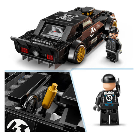 Lego Speed Champions Ken Blocks '65 Ford Mustang Hoonicorn V1 Zestaw samochodowy dla dzieci 77262