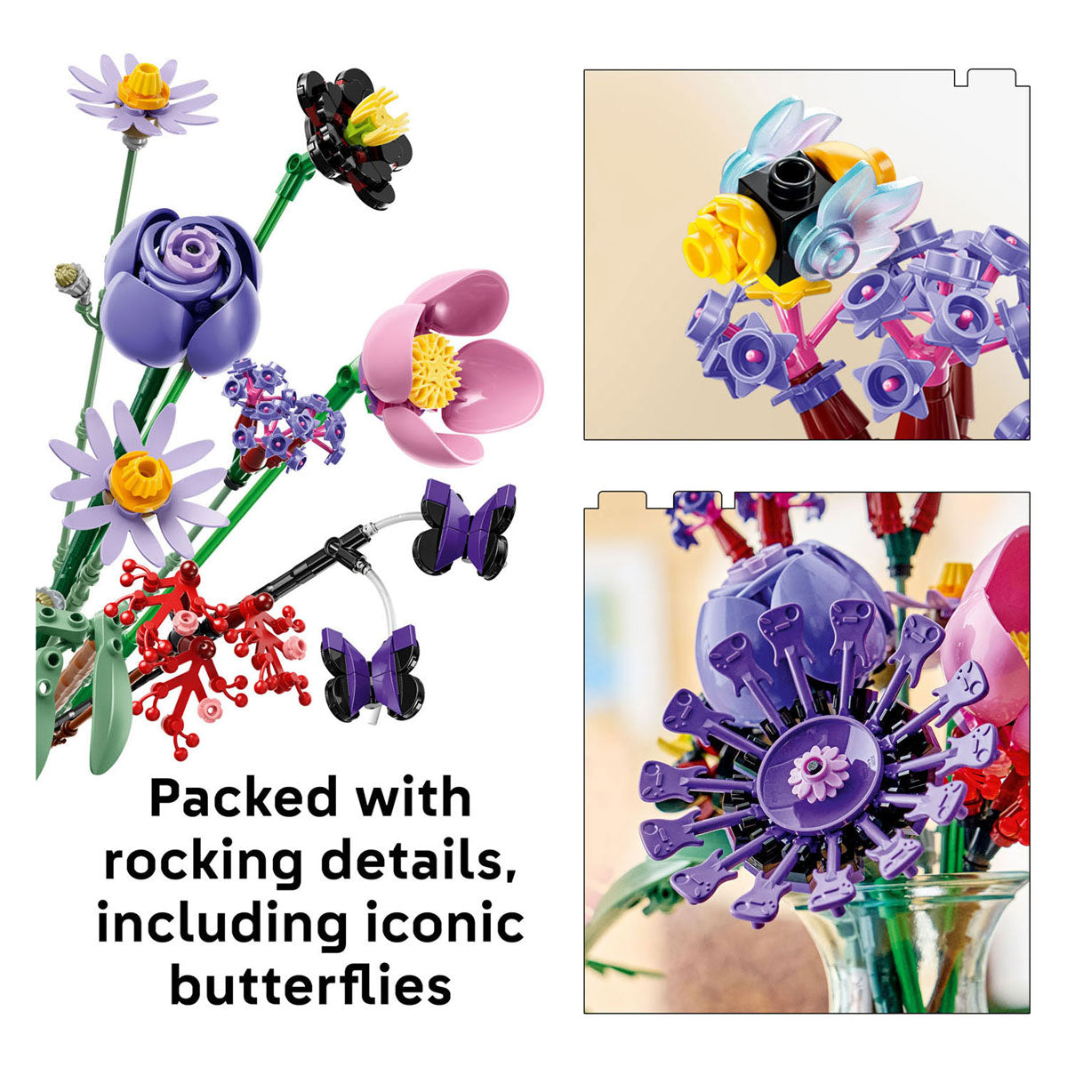 Lego botanicals olivia rodrigo's bloemenboeket