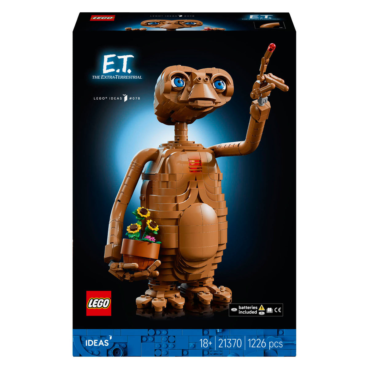 Lego ideas e.t. the extra-terrestrial bouwpakket voor volwassenen en woondecoratie - 21370