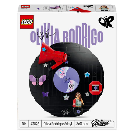 Lego editions olivia rodrigo's vinylplaat bouwpakket voor kinderen - 43028