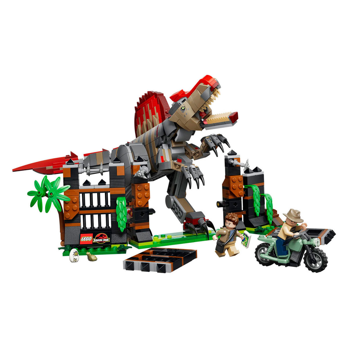 Lego jurassic world spinosaurus ontsnapping