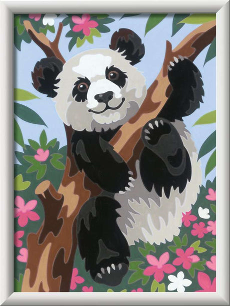 Ravensburger Crerec Painting na Numer - Gra w Panda