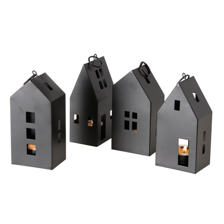 Latarnia domowa Boltze bryne house 6x8xh17cm metalowa czarna