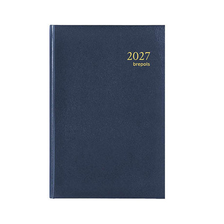 Agenda saturn krótkie brepols lima 20,8 x 13,3 cm niebieskie 1 dzień na stronę