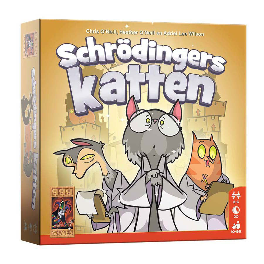 999 gier 999 gier Gra karciana z kotem Schrödingera (holenderski, 2–6 graczy, 20 minut, od 10 lat)
