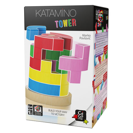 999 gier gigamic - wieża katamino - puzzle 3D