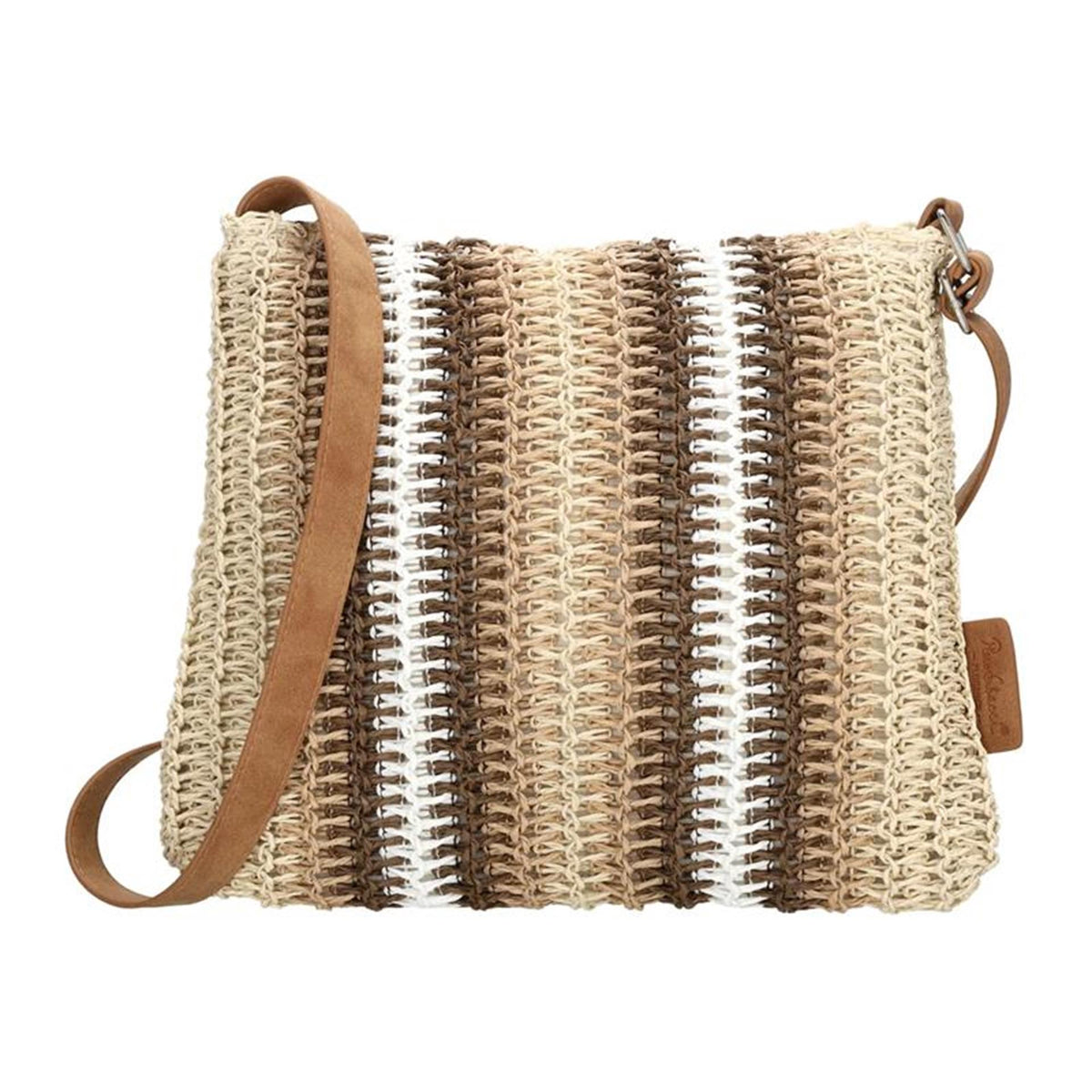 Torba na ramię Pe-florence Natural Life w kolorze naturalnym 24x25x4,5cm
