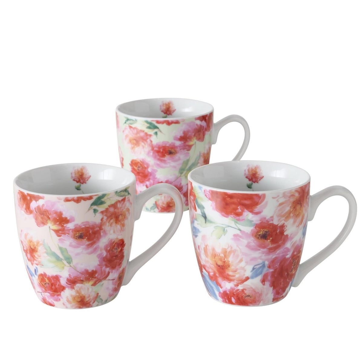 Kubek Boltze Home Jumbo Karella z kwiatami 480ml