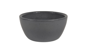 Schaal boule graniet grijs glans 19cm