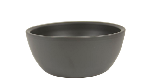 Schaal boule antraciet mat 27cm
