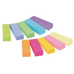 Indeksy post-it 670-10ab papier 15x50mm samoprzylepny asortyment 500 sztuk