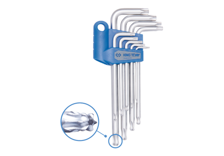King tony torx 9szt extra lang t10-t50 blister