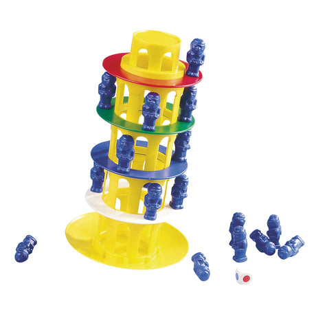 Jumbo Tower of Pisa – gra akcji – od 4 lat – od 2 do 4 graczy – gra planszowa dla dzieci – gra rodzinna