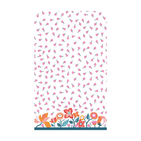 Obrus Duni żywy kwiat cel 138x220cm