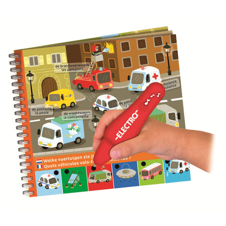 Gra edukacyjna Electro Jumbo Wonderpen Mini Pojazdy