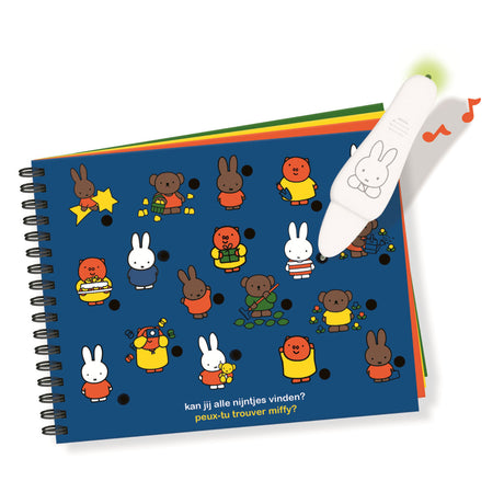 Electro Jumbo – cudowny długopis – Miffy – gra edukacyjna – poręczna książeczka do zabrania ze sobą – od 3 lat