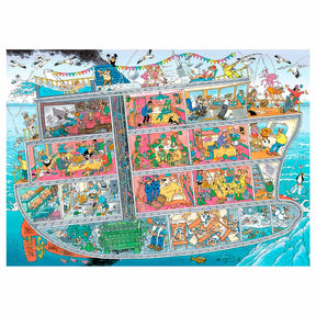 Jan Van Haasteren Legpuzzzzzzzle - statek wycieczkowy, 1000st.