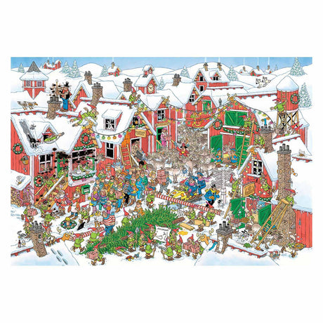 Puzzle Jana van Haasterena - Wioska Świętego Mikołaja, 5000 elementów.