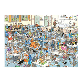 Puzzle Jana van Haasterena - wystawa kotów, 2000 elementów.