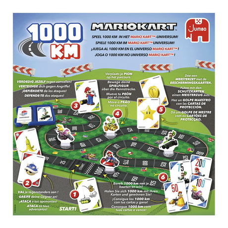 Jumbo - 1000km - Mario Kart - gra planszowa