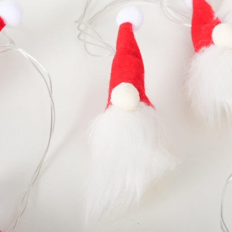 Boltze domowe oświetlenie łańcuchowe gnome 10 LED na baterię z timerem l165cm