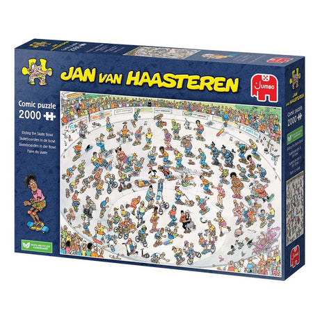 Puzzle Jumbo Jan van Haasteren Skateboarding w misce 2000 elementów