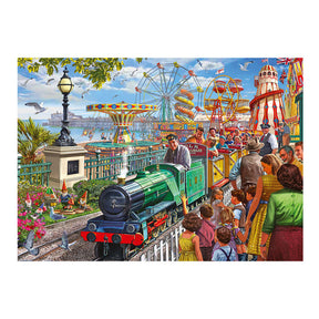 Puzzle Jumbo Sokół - zabawa nad morzem, 1000 elementów.
