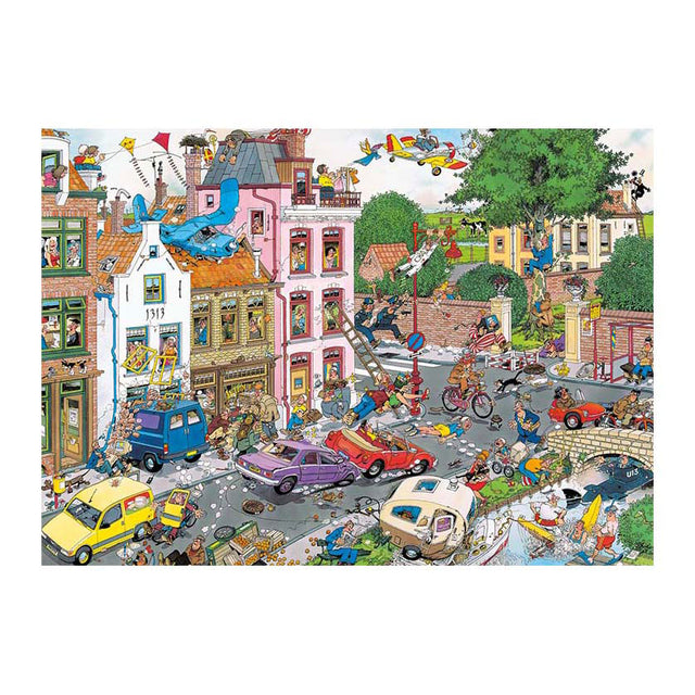 Puzzle Jumbo Jan van Haasteren - Piątek 13, 1000 elementów.