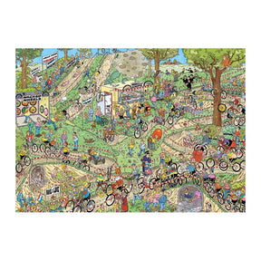 Puzzle Jumbo Jan van Haasteren - przełaj, 1000 elementów.
