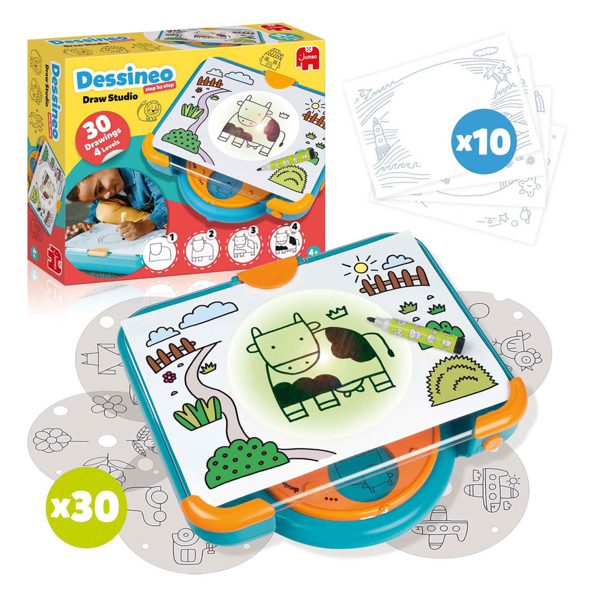 Jumbo - dessineo - nauka rysowania - od 4 lat - pakiet hobbystyczny