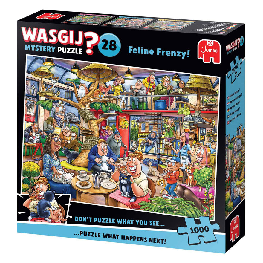 Wasgij tajemnica 28 - gra w kotka i myszkę! - Puzzle składające się z 1000 elementów