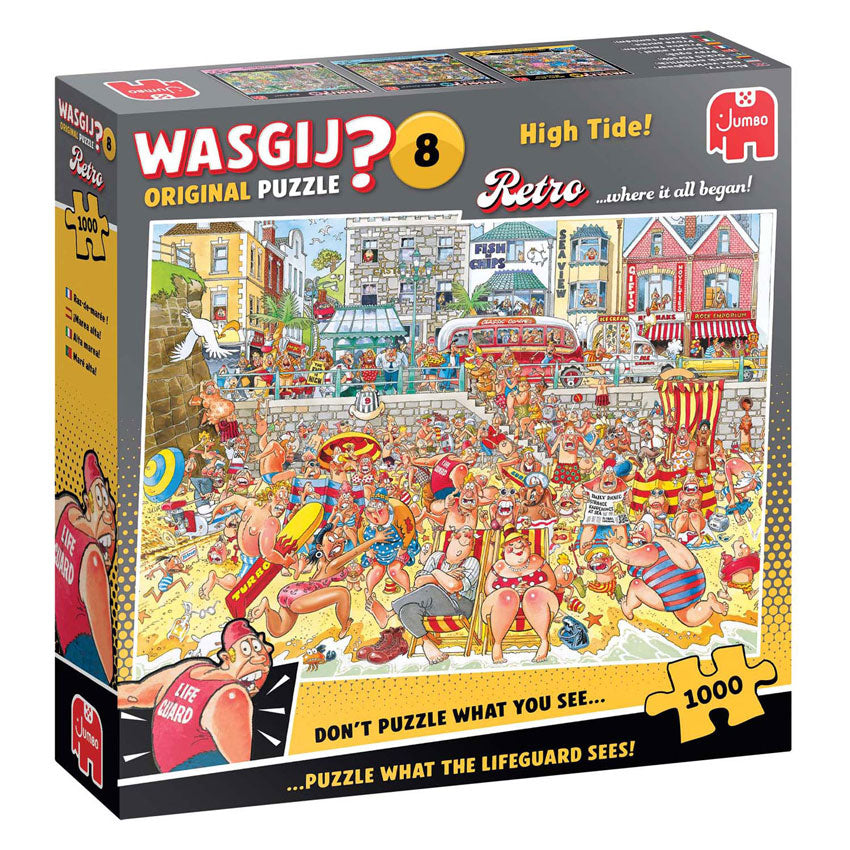 Puzzle Jumbo wasgij retro oryginalne 8 - powódź!, 1000 elementów.