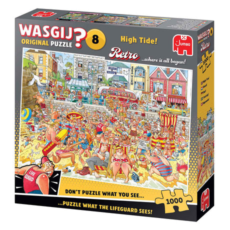 Puzzle Jumbo wasgij retro oryginalne 8 - powódź!, 1000 elementów.