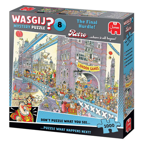 Puzzle bez marki sans marque wasgij retro tajemnica 8 - ostatnia przeszkoda!, 1000 elementów.