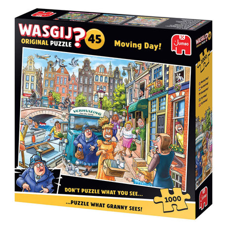 Wasgij oryginał 45 - dzień przeprowadzki! - Puzzle składające się z 1000 elementów